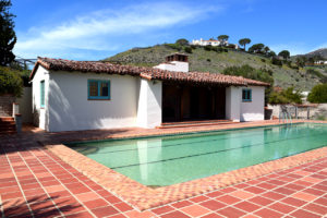 pool house at Adamson House in Malibu, California