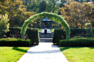 formal gardens at Brookside Gardens in Silver Spring, Maryland