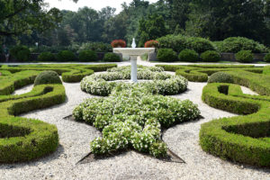 Formal gardens at Nemours Mansion & Gardens in Wilmington, Delaware.