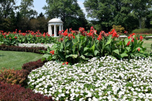 Formal gardens at Nemours Mansion & Gardens in Wilmington, Delaware.