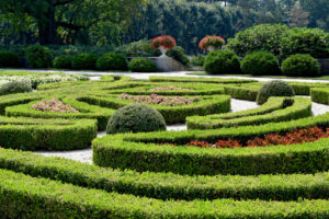 Formal gardens at Nemours Mansion & Gardens in Wilmington, Delaware.