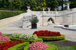 Formal gardens at Nemours Mansion & Gardens in Wilmington, Delaware.