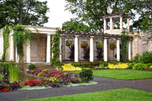 loggia and gardens at Untermyer Park & Gardens Yonkers, New York