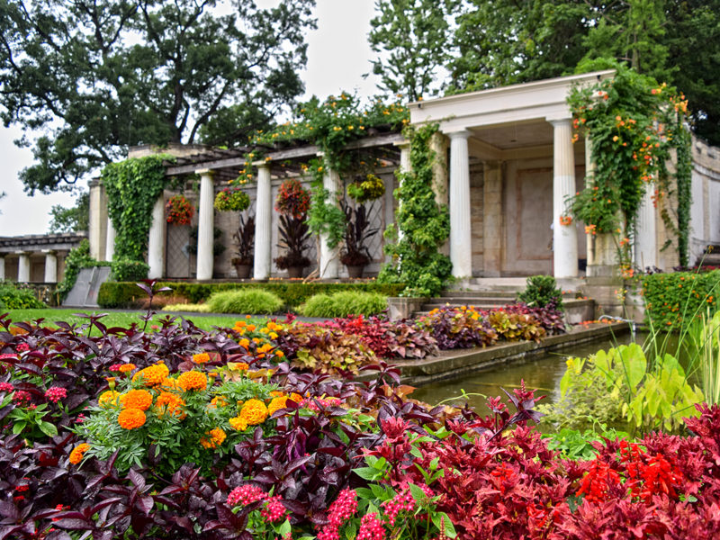 loggia and gardens at Untermyer Park & Gardens Yonkers, New York