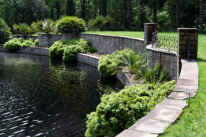 Renaissance Court gardens at Norfolk Botanical Garden in Norfolk, Virginia