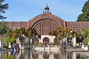The Botanical Building in Balboa Park in San Diego, California